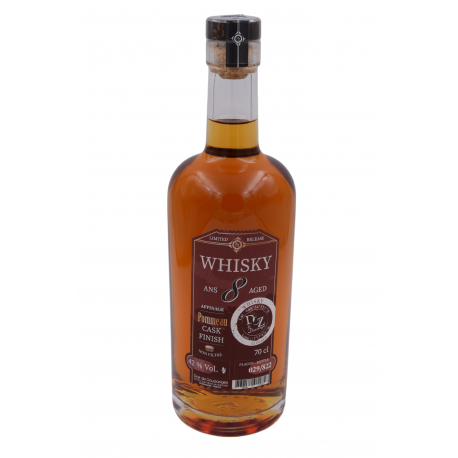 Whisky 8 ans vieilli en fût de pommeau 70 cl